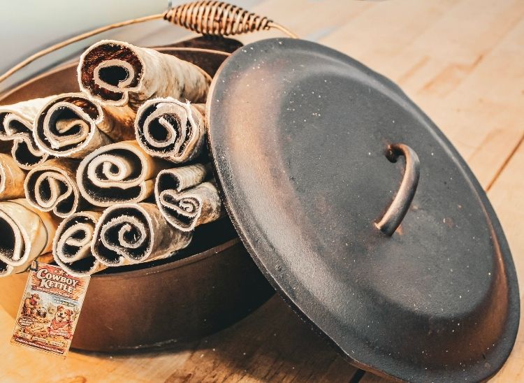 Cowboy Kettle Beef Rawhide Chews for Dogs from Bar46 Farms